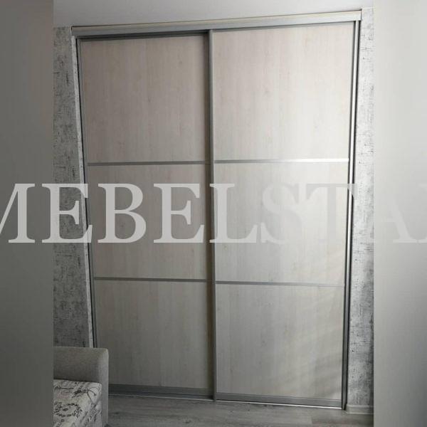 Шкаф с фасадами ЛДСП в стиле минимализм цвета Карамель / Карамель (2 двери)