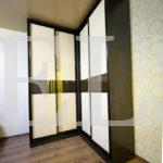 Стеклянный шкаф в стиле модерн цвета Венге / Белый, Коричневый (4 двери) Фото 1