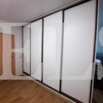 Шкаф с фасадами ЛДСП в стиле минимализм цвета Дуб млечный / Белый (4 двери) Фото 1