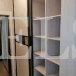 Шкаф с фасадами ЛДСП в стиле хай-тек цвета Дуб атланта / Белый (2 двери) Фото 3