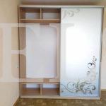 Шкаф с пескоструйным рисунком в стиле модерн цвета Бук бавария / Серебро (2 двери) Фото 3