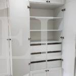 Встраиваемый шкаф в классическом стиле цвета Белый Премиум гладкий / Белый софт (4 двери) Фото 2