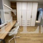 Шкаф со столом в стиле модерн цвета Дуб сонома / Белый (5 дверей) Фото 2