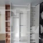 Шкаф в спальню в стиле модерн цвета Белый, Дуб кендал коньяк / Белый (3 двери) Фото 2