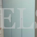 Шкаф в детскую цвета Арктика серый / Антрацит софт, Бирюза суперматовая (3 двери) Фото 3
