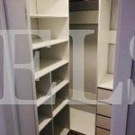 Гардеробный шкаф в стиле минимализм цвета Белый / Белый (0 дверей) Фото 2