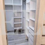 Гардеробный шкаф в стиле минимализм цвета Белый / Белый (0 дверей) Фото 2