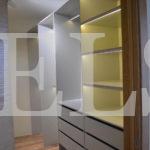 Гардеробный шкаф в стиле хай-тек цвета Белый / Белый (0 дверей) Фото 3