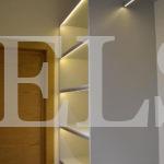 Гардеробный шкаф в стиле хай-тек цвета Белый / Белый (0 дверей) Фото 5
