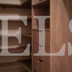 Гардеробный шкаф в стиле минимализм цвета Дуб шамони светлый / Дуб шамони светлый (0 дверей) Фото 2