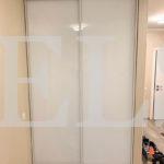 Гардеробный шкаф в стиле минимализм цвета Ясень наварра / Белый (2 двери) Фото 2