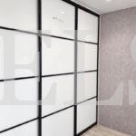 Встраиваемый шкаф цвета Белый Премиум гладкий / Белый глянец (4 двери) Фото 4