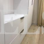 Корпусный шкаф цвета Белый Премиум гладкий / Рикамо милк софт (5 дверей) Фото 4