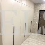 Шкаф до потолка в стиле минимализм цвета Светло-серый / Грей софт (6 дверей) Фото 1