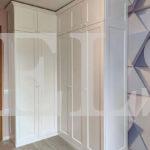 Шкаф до потолка в классическом стиле цвета Белый Премиум гладкий / Жемчужно-белый (5 дверей) Фото 1
