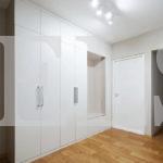 Шкаф до потолка цвета Белый базовый, Дуб белфорд / Белый глянец (6 дверей) Фото 1