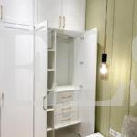 Корпусный шкаф в классическом стиле цвета Белый Премиум гладкий / Рикамо милк софт (6 дверей) Фото 3