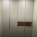 Встраиваемый шкаф цвета Дуб баррик светлый / Грей софт (4 двери) Фото 1