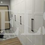 Распашной шкаф в классическом стиле цвета Белый Премиум гладкий / Белый софт (8 дверей) Фото 1