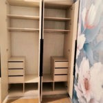 Встраиваемый шкаф цвета Бежевый песок / Мадлен беж (4 двери) Фото 2