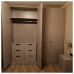 Корпусный шкаф цвета Капучино / Пудра софт (4 двери) Фото 2