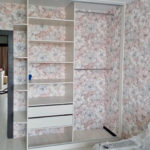 Встраиваемый шкаф цвета Белый Премиум гладкий / Белый, Зеркало (2 двери) Фото 2