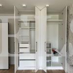 Распашной шкаф в стиле минимализм цвета Белый Премиум гладкий / Белый софт (4 двери) Фото 3