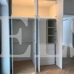 Распашной шкаф в стиле минимализм цвета Белый Премиум гладкий / Белый глянец (4 двери) Фото 3