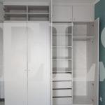 Распашной шкаф цвета Хромикс белый / Панакота софт (4 двери) Фото 4