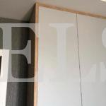 Распашной шкаф в стиле минимализм цвета Робиния Брэнсон натуральная корчневая / Лиловый софт (4 двери) Фото 5