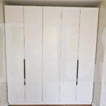 Распашной шкаф цвета Белый Премиум гладкий / Белый премиум (5 дверей) Фото 2