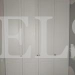 Распашной шкаф в классическом стиле цвета Белый базовый / Белый премиум (4 двери) Фото 2