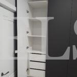 Распашной шкаф цвета Бежевый песок / Антрацит софт (4 двери) Фото 4