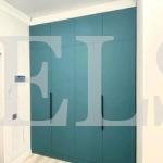Распашной шкаф в стиле минимализм цвета Лен антарацит / Атлантик софт (4 двери) Фото 1