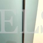 Распашной шкаф в стиле минимализм цвета Лен антарацит / Атлантик софт (4 двери) Фото 4