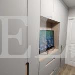 Шкаф в гостиную цвета Бежевый / Серый софт (6 дверей) Фото 1