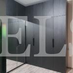 Встраиваемый угловой шкаф цвета Серый монументальный / Графит софт, Зеркало (6 дверей) Фото 1