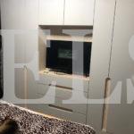 Шкаф в гостиную цвета Бежевый / Серый софт (6 дверей) Фото 2