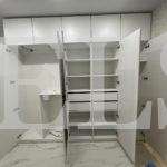Корпусный шкаф цвета Белый Премиум гладкий / Жемчуг (5 дверей) Фото 2