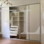 Встраиваемый шкаф цвета Белый Премиум гладкий / Ваниль (4 двери) Фото 2