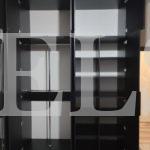 Встраиваемый угловой шкаф цвета Серый монументальный / Графит софт, Зеркало (6 дверей) Фото 5