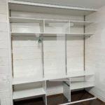Встраиваемый шкаф цвета Белый / стекло матовое (3 двери) Фото 5
