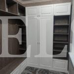 Встраиваемый угловой шкаф цвета Грей Фокс / Белый софт (3 двери) Фото 3